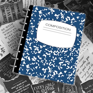 Composition Notebook Cover | Planner Cover | Teacher Notebook | Disc Bound Notebook