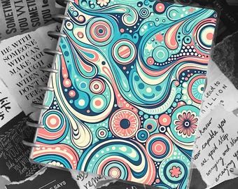 Psychedelic Circles Planner Cover