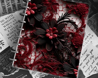 Blood Lace Planner Cover