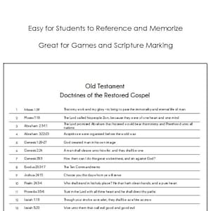 Doctrinal Mastery Quick Reference Guide | All Years (Digital Download) Updated for 2026 image 3