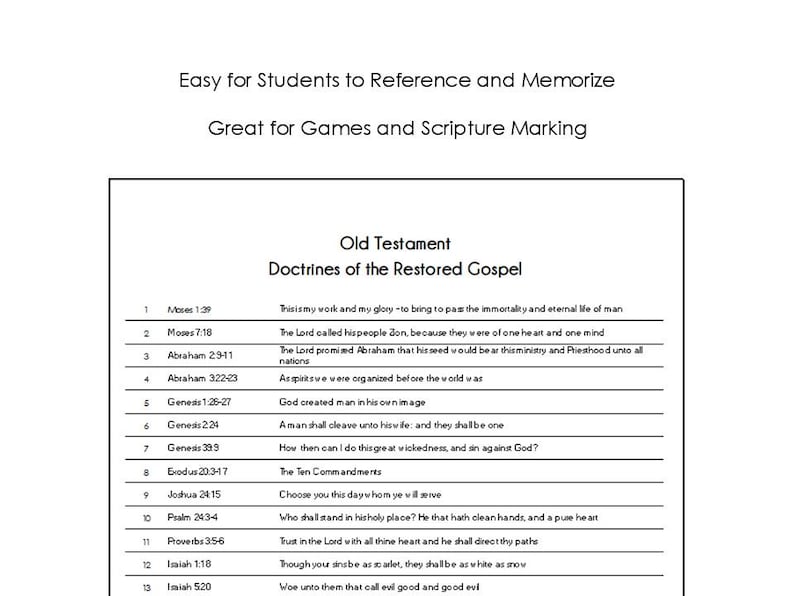 Doctrinal Mastery Quick Reference Guide | All Years (Digital Download) Updated for 2026 image 3