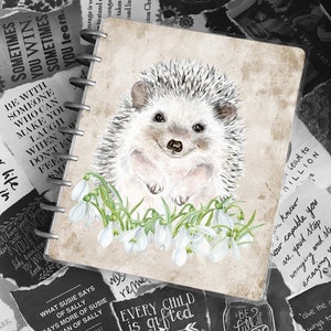 Hedgehog Planner Cover | Notebook Cover