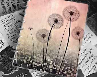 Notebook Cover | Planner Cover | Teacher | Journal | Wedding | Album | Dandelion