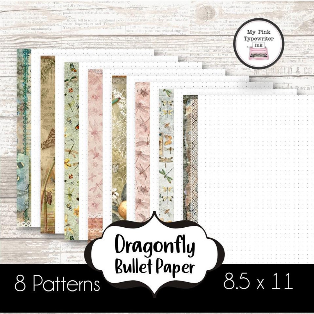 Bullet Journal Dot Grid Printable Planner Pages - Planner Extender ...