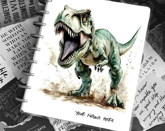 T-Rex Notebook Cover | Dinosaurs