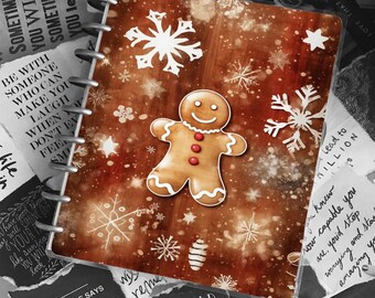 Gingerbread Man Planner Cover