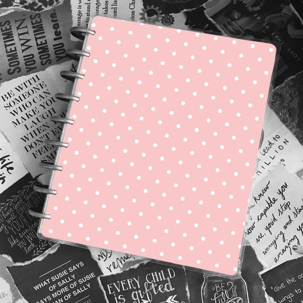 Polka Dot Planner Cover - Big Happy Planner - Erin Condren - A5 - TUL Junior - Custom Size