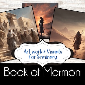Entire Collection - Book of Mormon Art Kit - LDS Seminary Lesson Artwork and Illustrations - Come Follow Me 2024