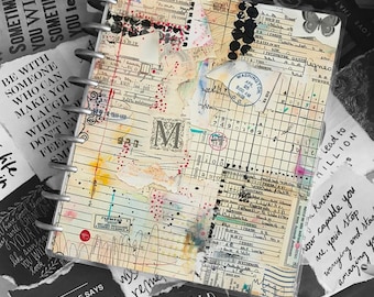 Disc Bound Plastic Cover | Teacher Notebook | Planner Cover | Artistic Ledgers | Junk Journal