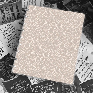 Boho Disc Bound Cover | Planner Cover | Notebook Cover