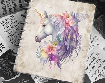 Unicorn Planner Cover | Teacher Planner | Journal Cover | Notebook