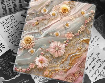Soft Pink Ephemera Planner Cover