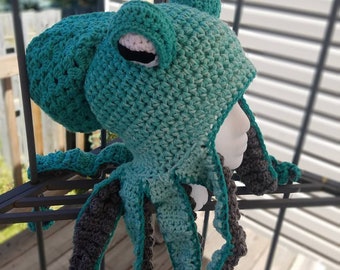 Chapéu de polvo, chapéu de polvo adulto, chapéu de polvo realista com tentáculos, Steampunk, Chapéu de cosplay,