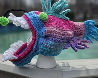 Anglerfisch Haube, Fisch-Hut