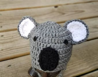 Koala Bear Hat, baby koala hat