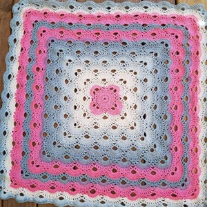 Babydecke, handgemachte Babydecke, gebrühte Baby mädchen Decke