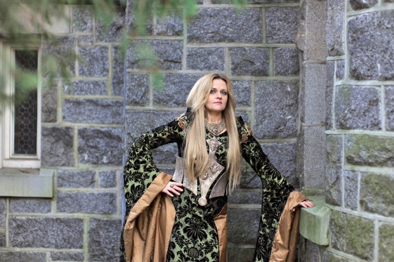 cersei lannister green dress Inspired Season 3 Cosplay, Queen Complete Costume. Halloween Costume fall fashion