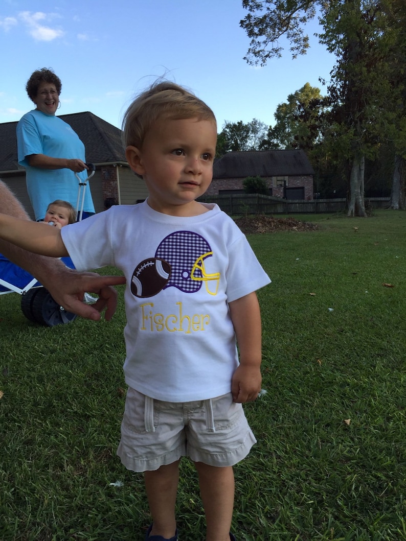 Baby boy and toddler shirt LSU Tigers football tailgate and Etsy