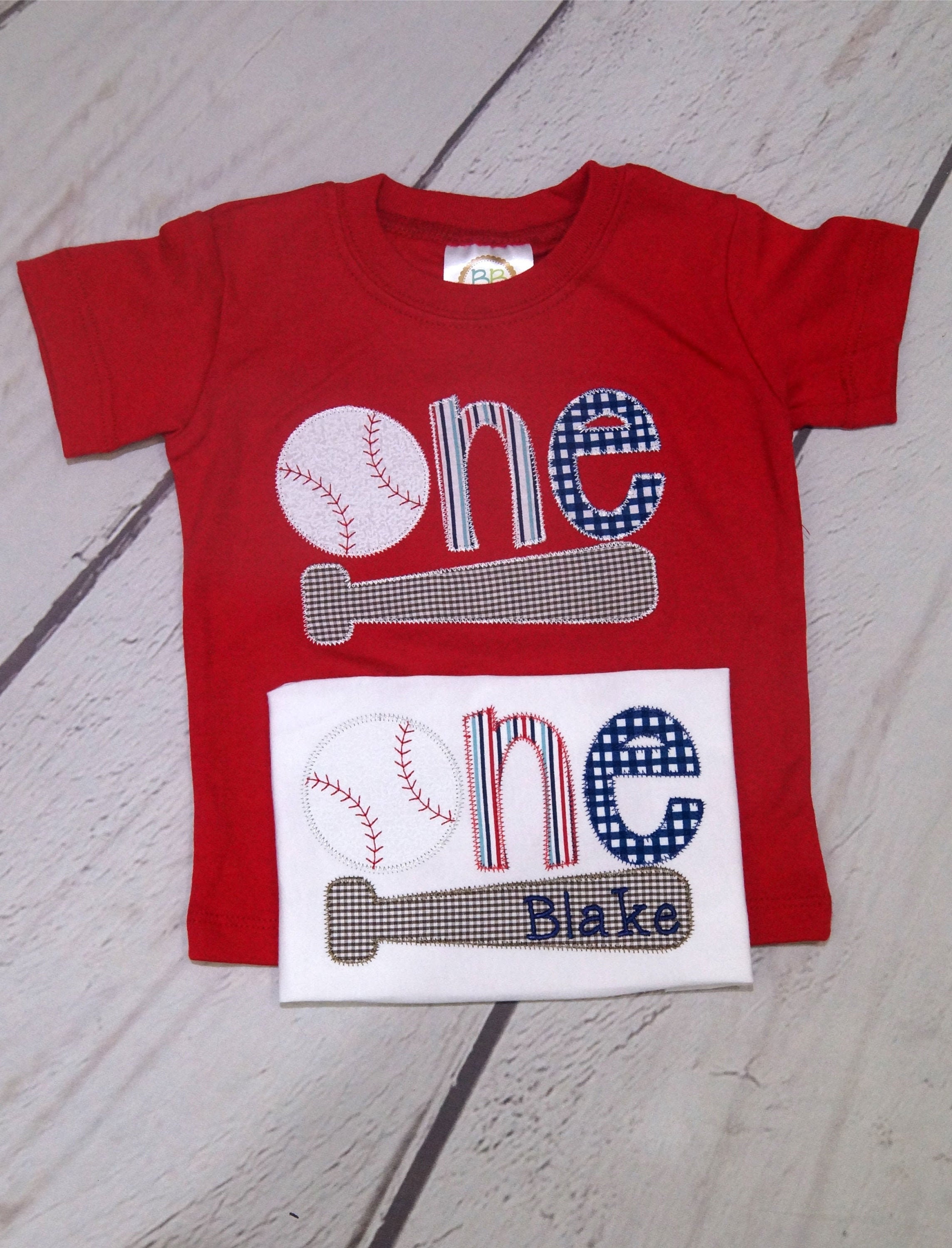 All Star Baseball 1st Birthday Baby T-Shirt