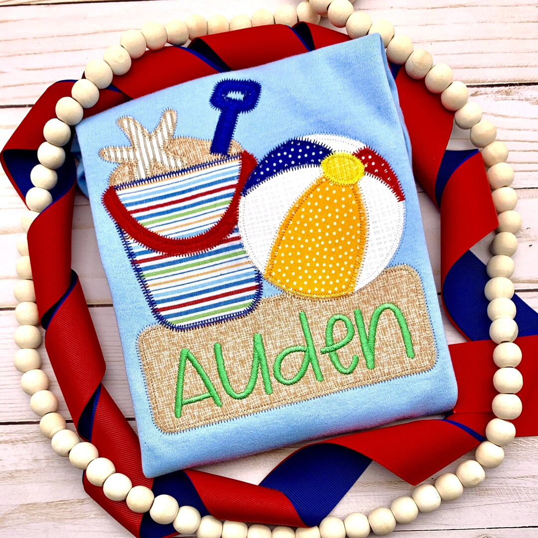 Baby Boy Beach Ball and Pail Baby Boy Bubble Baby Boy Outfit Baby