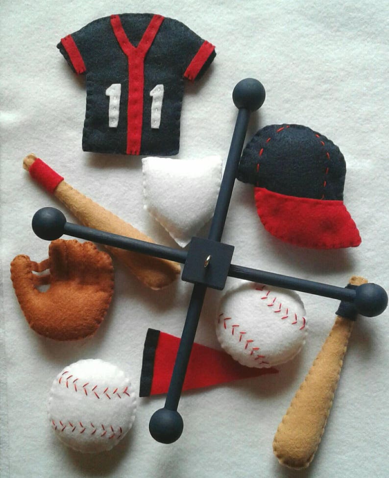 Baseball MobileBaseball Mobile for CribsBaseball theme Etsy