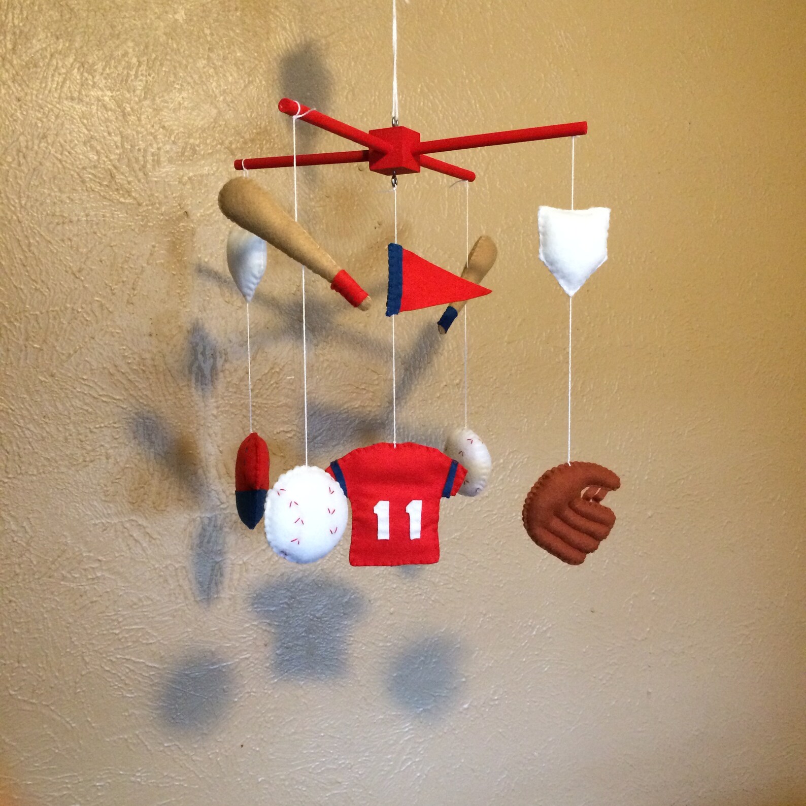 Baseball Mobilebaseball Mobile for Cribsbaseball Theme Etsy