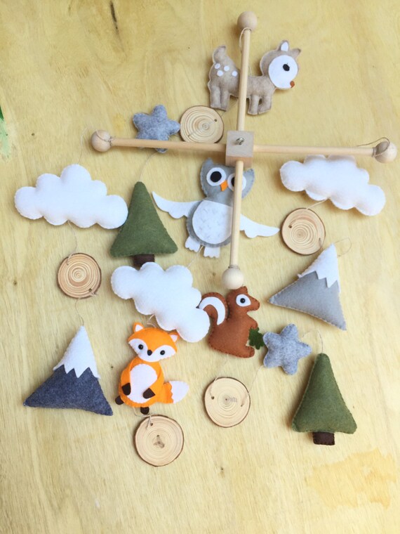 forest baby mobile