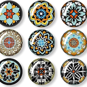 BOGO SALE NOW!  Buy one, get one free!  Interchangeable Magnetic Charms, 30mm round.  Please read full description for ordering information!