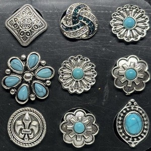 12mm Mini-Snaps: Handmade Interchangeable Jewelry. ORDER - Then send message to seller - USE GRID to choose.