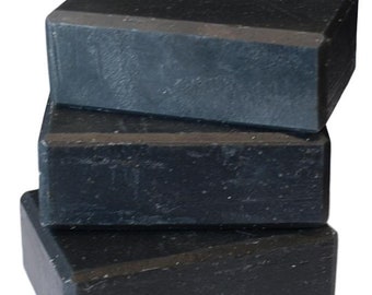Charcoal Cleanse, all natural soap handmade soap. Cold process soap, vegan soap, essential  oil soap 3 Bars over 15 oz.