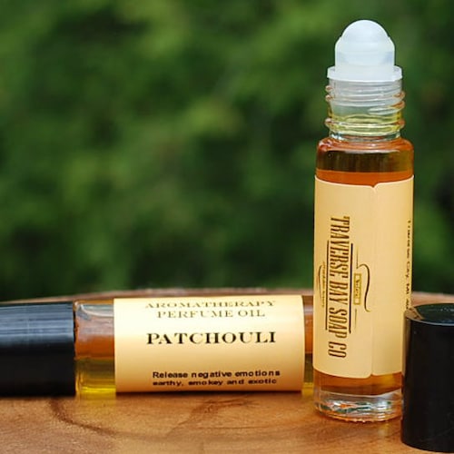 Patchouli Perfume Oil Essential Oil Natural Perfume Rollon Etsy