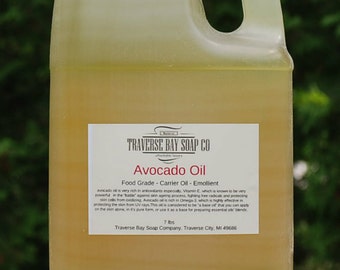Avocado Oil. 7 pounds, Soap making, lotion, creams, massage oil, bath, beauty, lip balm