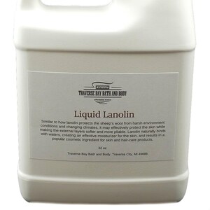 Lanolin oil 32 oz Lanolin oil softens the skin and is a good humectant.