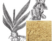 Orris root Powder, (peeled) soap making supplies, also for herbal extracts, tinctures, teas, salves, creams, lotions or lip balms.