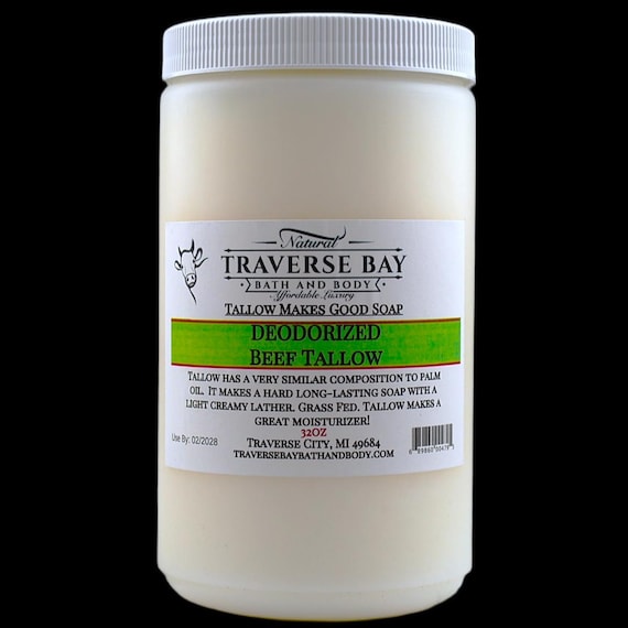 Beef Tallow. 32 oz. Soap Making Supplies. DIY Projects.