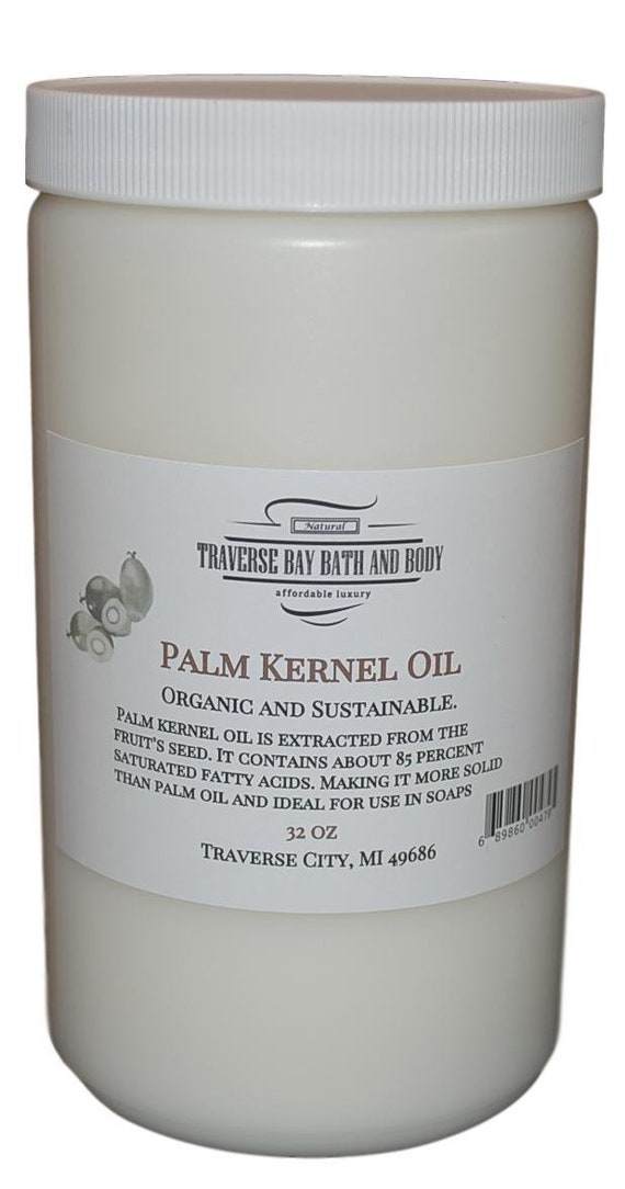 Palm Kernel Oil, Organic, 32 Oz. Sustainable. Soap Making Supplies. DIY  Projects. Great for Soap Making. 