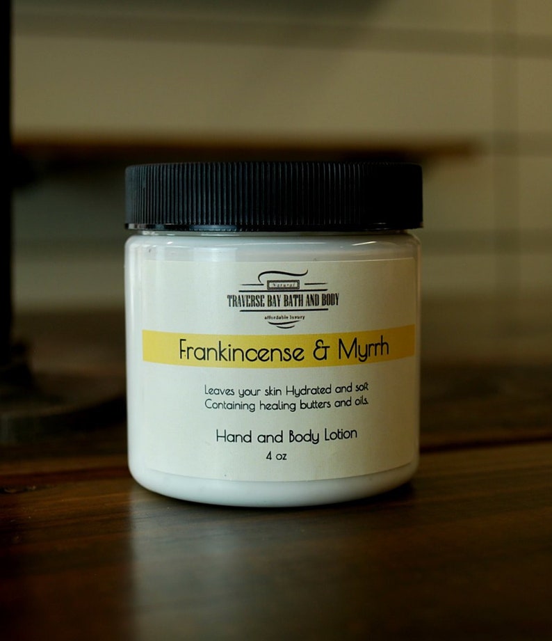 Frankincense and Myrrh Moisturizing Hand & Body Lotion 4 Oz Etsy