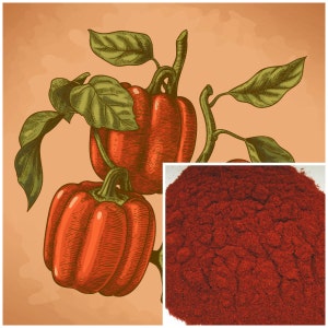 Paprika Powder, soap making supplies, also for herbal extracts, tinctures, teas, salves, creams, lotions or lip balms.