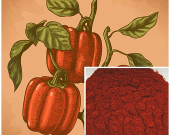 Paprika Powder, soap making supplies, also for herbal extracts, tinctures, teas, salves, creams, lotions or lip balms.