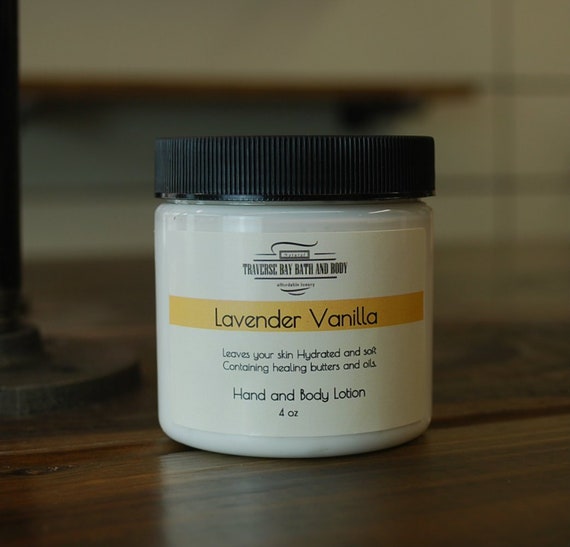 Lavender Vanilla Moisturizing Hand & Body Lotion 4oz Healing