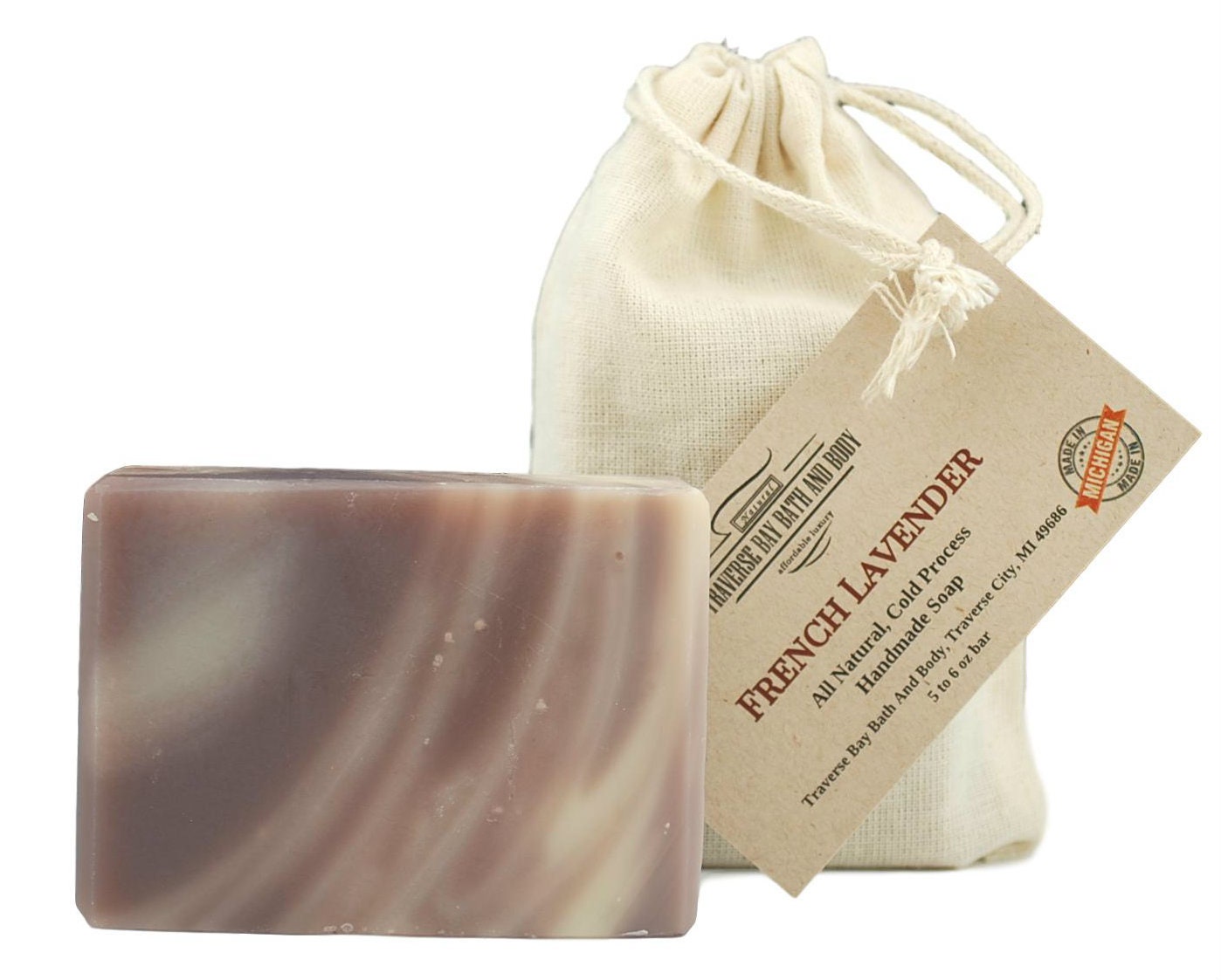 French Lavender, All Natural Handmade Soap, Cold Process Vegan Soap 