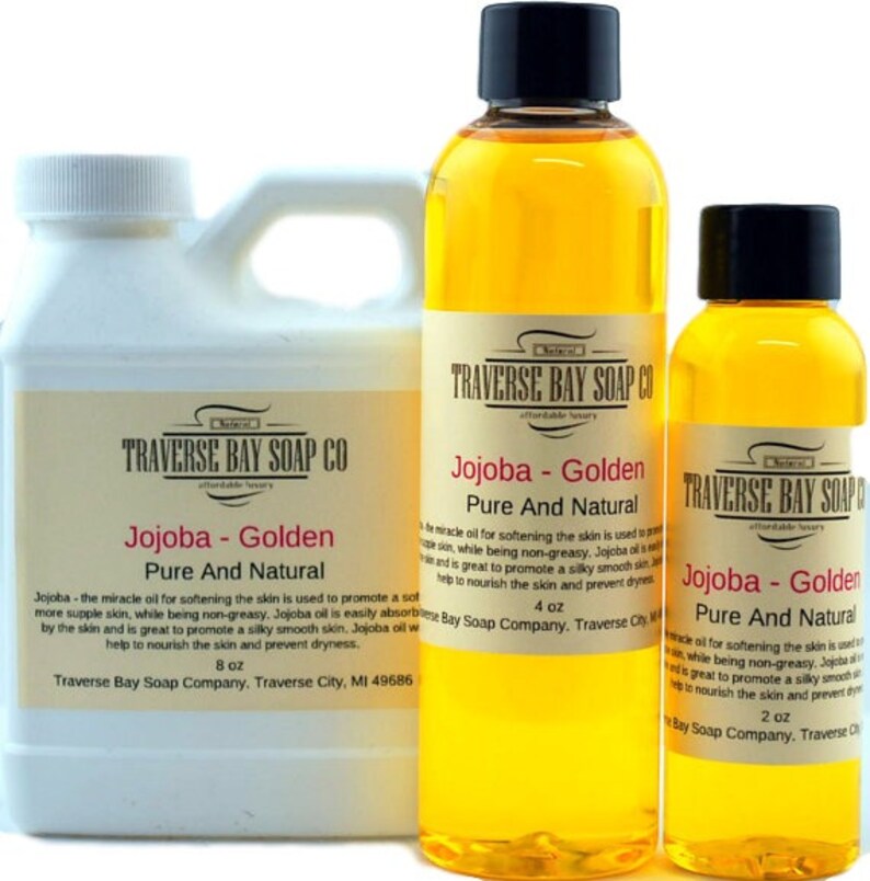 Jojoba Oil Golden 2 Oz 4 Oz 8 Oz Soap Making Lotion Etsy India