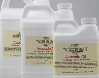 Avocado Oil. 32 oz, Soap making, lotion,creams,massage oil, bath, beauty, lip balm