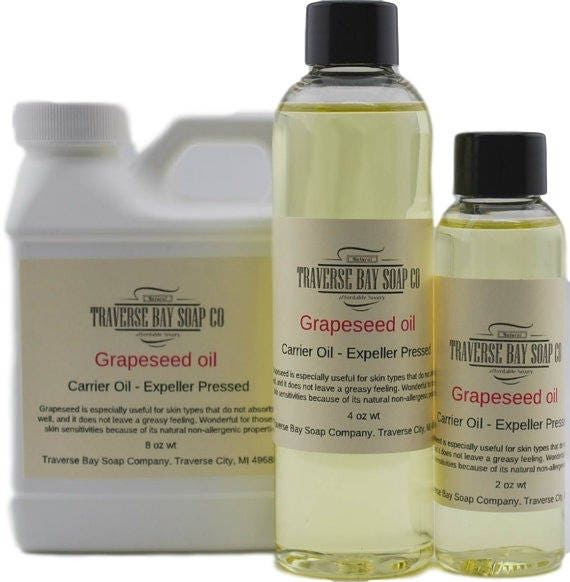 Grapeseed Oil. 8 Oz Soap Making Lotion Creams Massage Oil Etsy