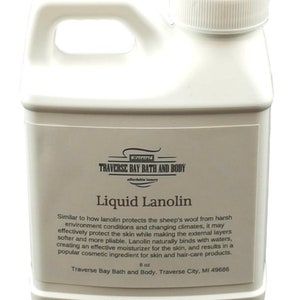 Lanolin oil 8 oz Lanolin oil softens the skin and is a good humectant. image 2