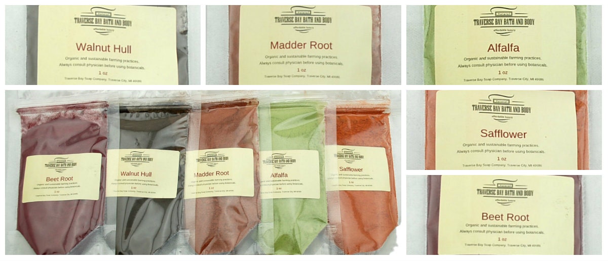 Natural Soap Colorants Sampler. 5oz for Soap Making and Etsy