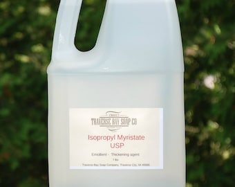 Isopropyl Myristate - USP . 7 pounds,   Soap making, lotion, creams, massage oil, bath, beauty, lip balm