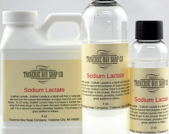 Sodium Lactate 60. 4 oz, Soap making, lotion, creams, massage oil, bath, beauty, lip balm