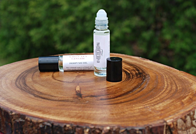 White Tea & Ginger Perfume Oil. This Oriental Scent is a Blend Etsy