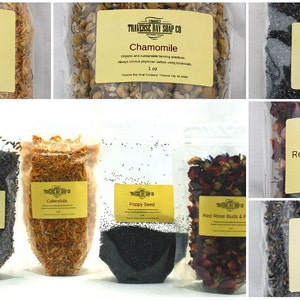 Herb Sampler - 5oz variety -   soap making supplies